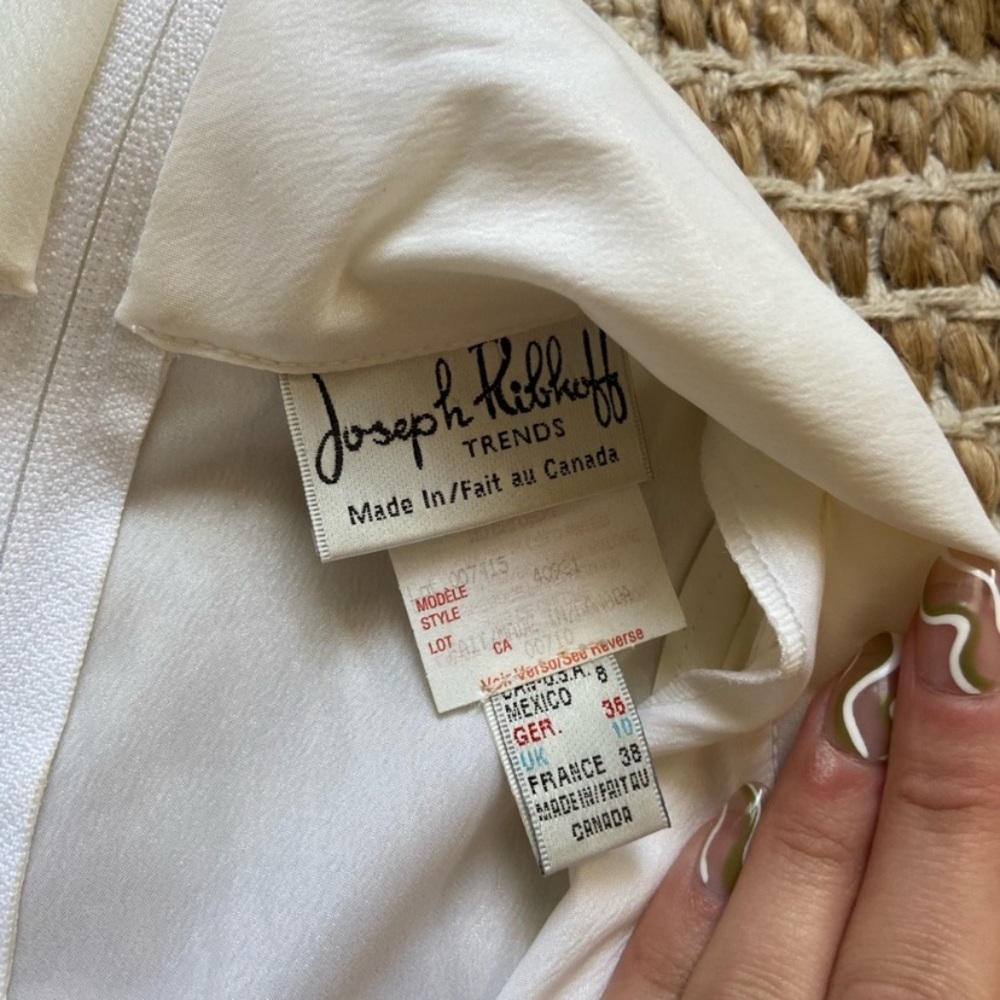 Joseph Ribkoff Collared Tank Top Zipper - Picture 2 of 3